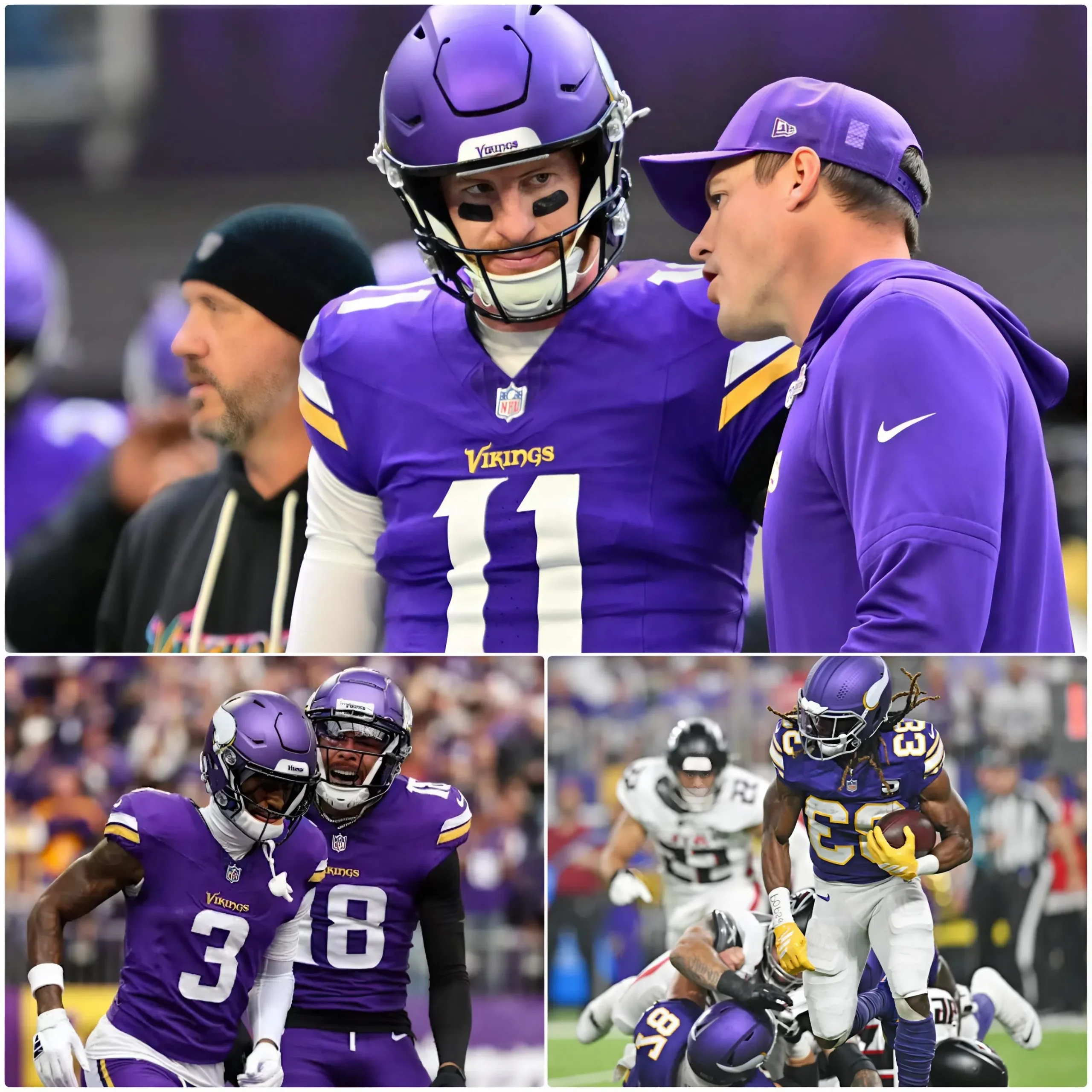 Cover Image for BREAKING: In the recent match against the Los Angeles Chargers, the Minnesota Vikings showed a resilient spirit and relentless effort. Coach Kevin OâConnell gave the Vikings new tactics to improve their effectiveness in offense and defense for the upcoming match.