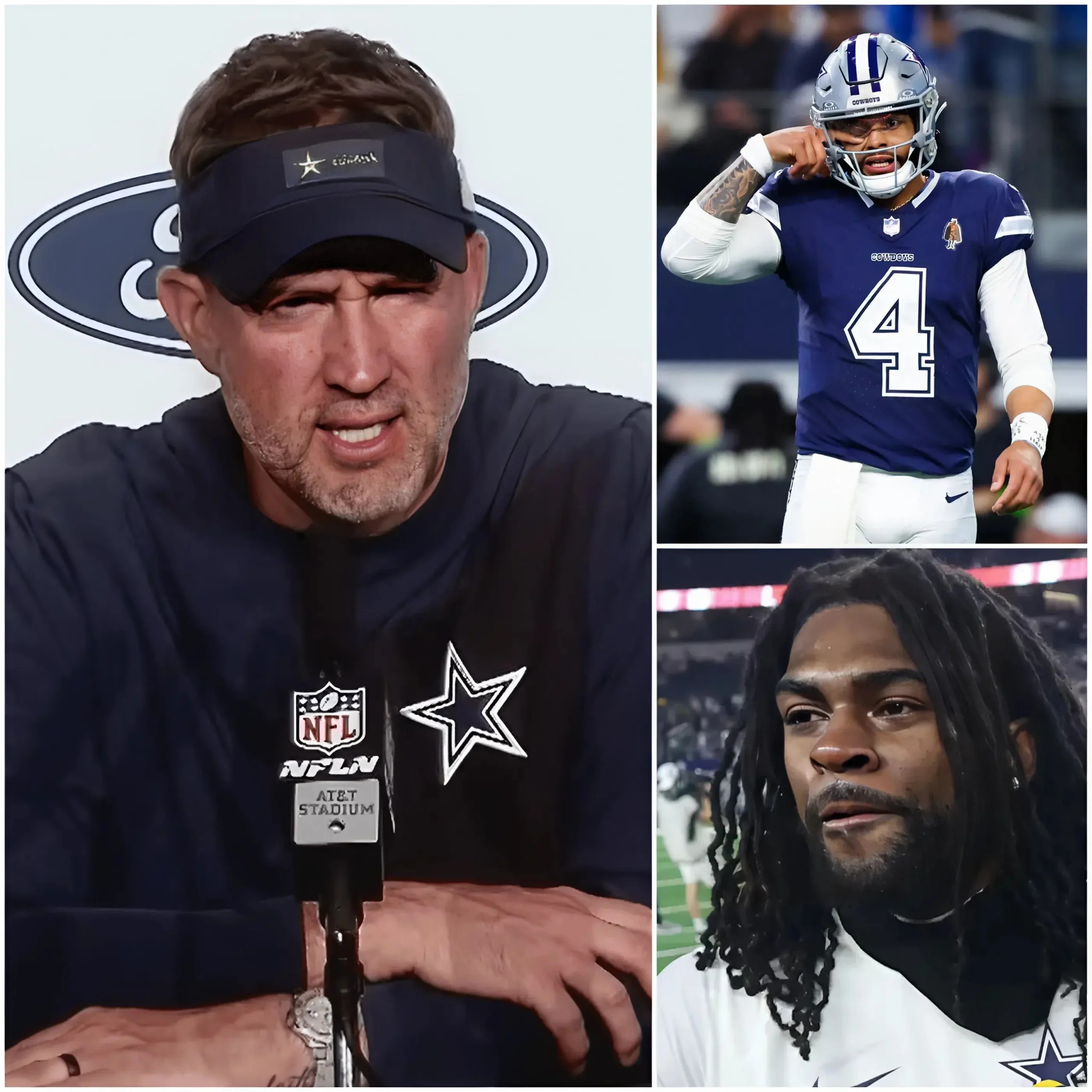 Cover Image for đBREAKING NEWS: âWeâll know more today, but I donât think Trevon will be back.â â Coach Brian Schottenheimer revealed the mysterious injury of Trevon Diggs, leaving the Dallas Cowboys facing the risk of losing their defensive star right before the big matchup with the Denver Broncos. But Dak Prescott spoke up, and his words silenced the locker room.