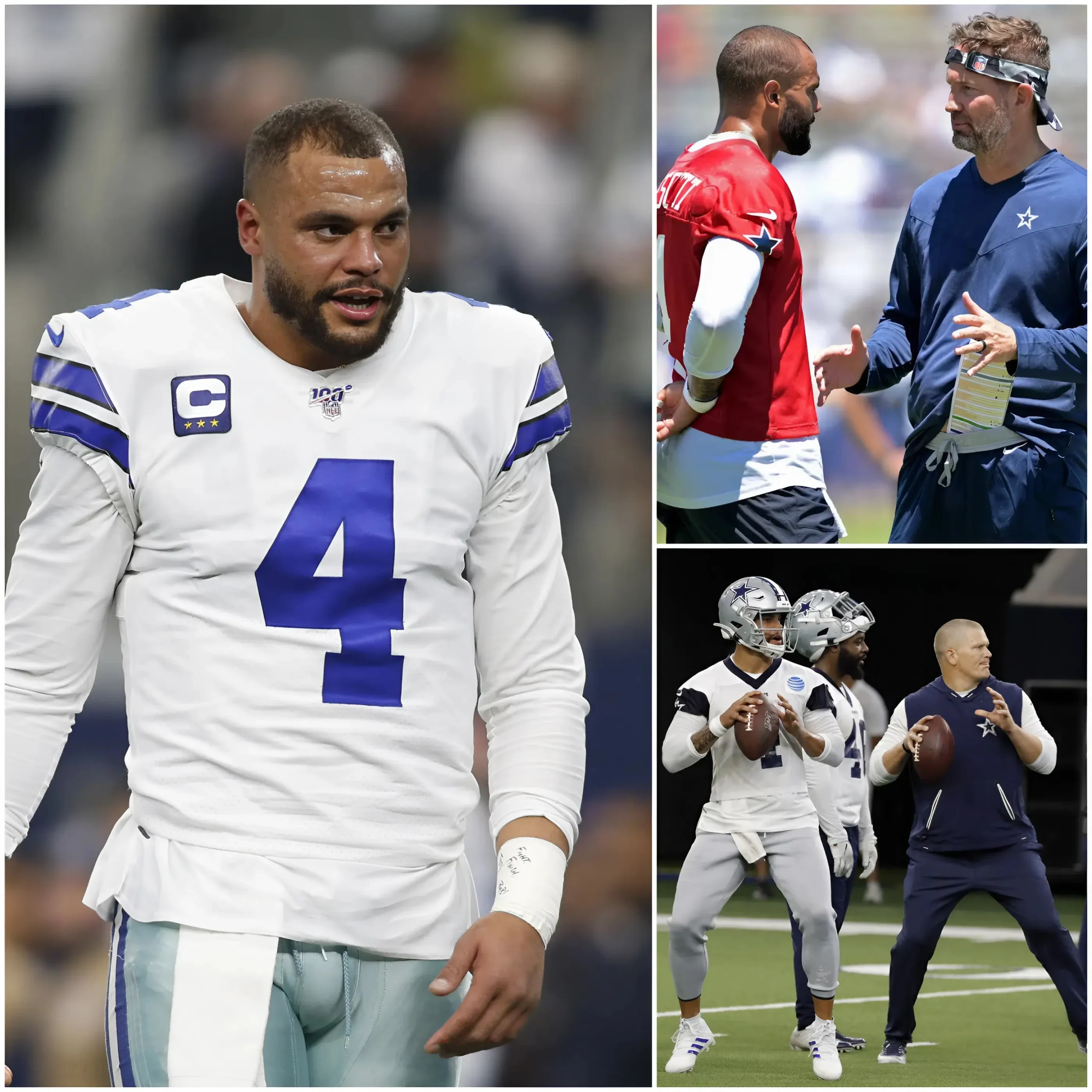 Cover Image for BREAKING NEWS: 5 MINUTES AGO âJust keep going out there and playing my wayâ â Dak Prescottâs powerful message echoed in the Cowboys locker room, rekindling the fighting spirit and absolute faith in his teammates right before the big match with the Denver Broncos, when all eyes were on the captain.
