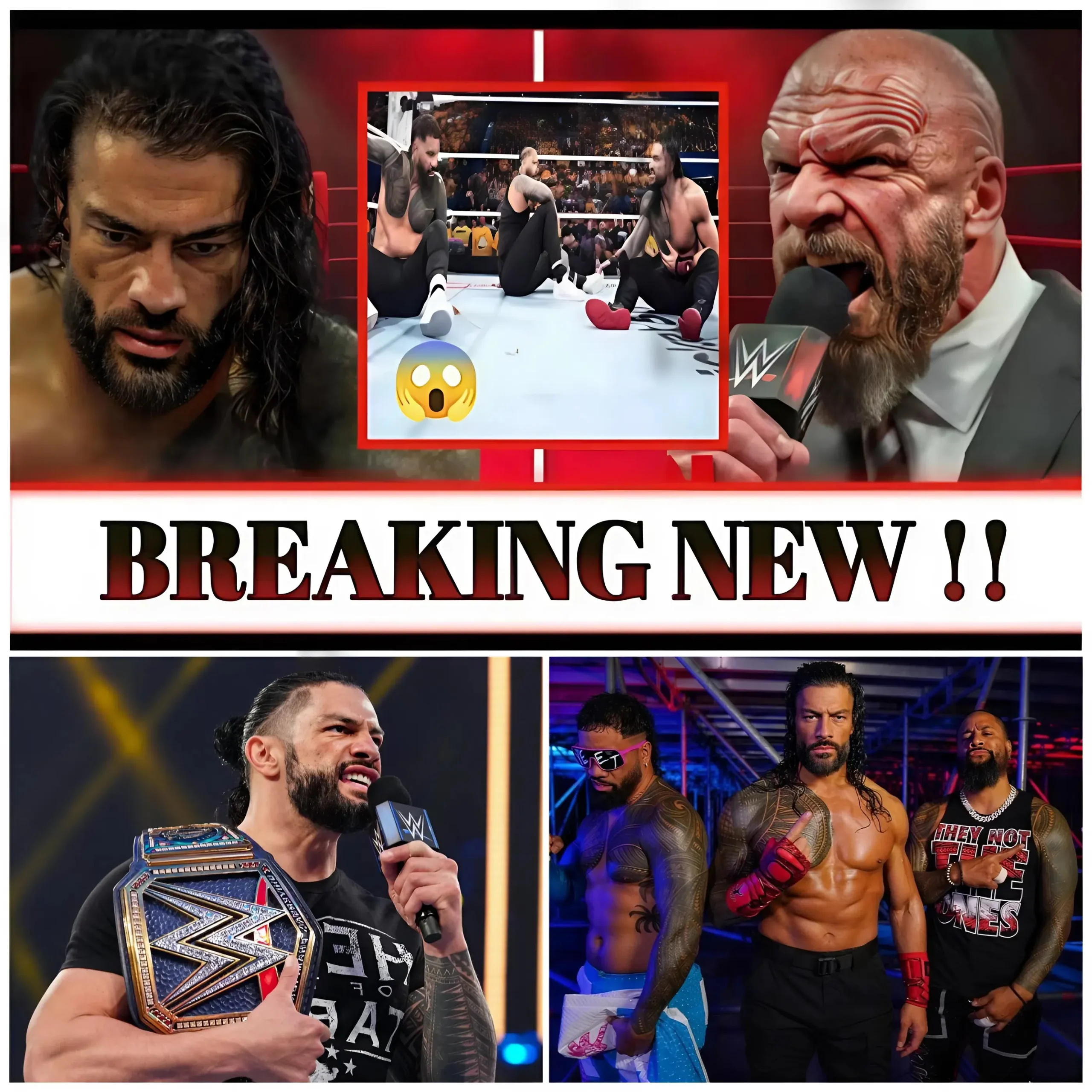 Cover Image for đ„ WWE SHOCKER đ„ Roman Reigns GIVES THE WORLD GOOSEBUMPS After Crown Jewel LOSS â The Tribal Chief Finally BREAKS SILENCE With Explosive Confession That Could END His Reign FOREVER! âĄđ