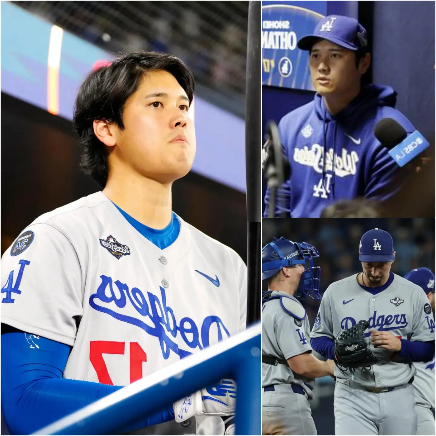 Cover Image for đą SAD NEWS: After the Los Angeles Dodgers suffered a devastating defeat in Game 1 against the Toronto Blue Jays, Shohei Ohtani broke down in tears during an emotional confession: âI donât want to keep secrets anymore, please forgive me.â After years of silence, the passionate MLB superstar finally revealed his current situation. The truth he shared with the world was heartbreaking and deeply moving, sparking a wave of sympathy across the globe đđ.